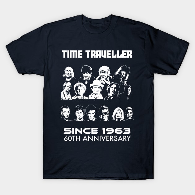 60 years of time travelling T-Shirt by Diversions pop culture designs